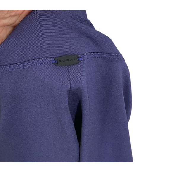 Koral‎ Aello Shantung High Rise Leggings In Blue Small Yoga Gym Athletic NEW - Picture 7 of 12